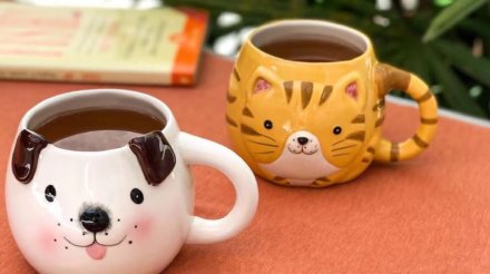 ceramic animal mug