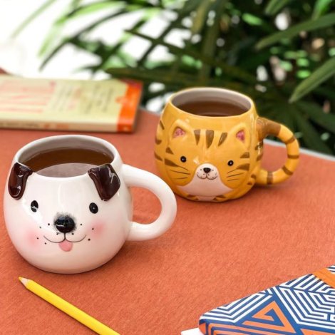 ceramic animal mug